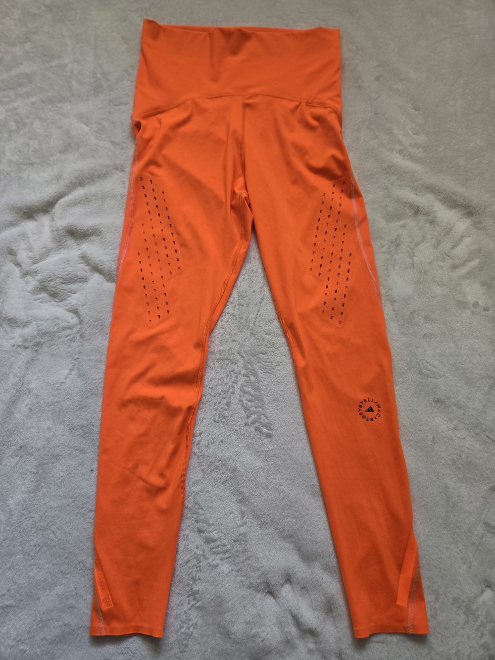 Stella McCartney Orange High-Waist Active Leggings
